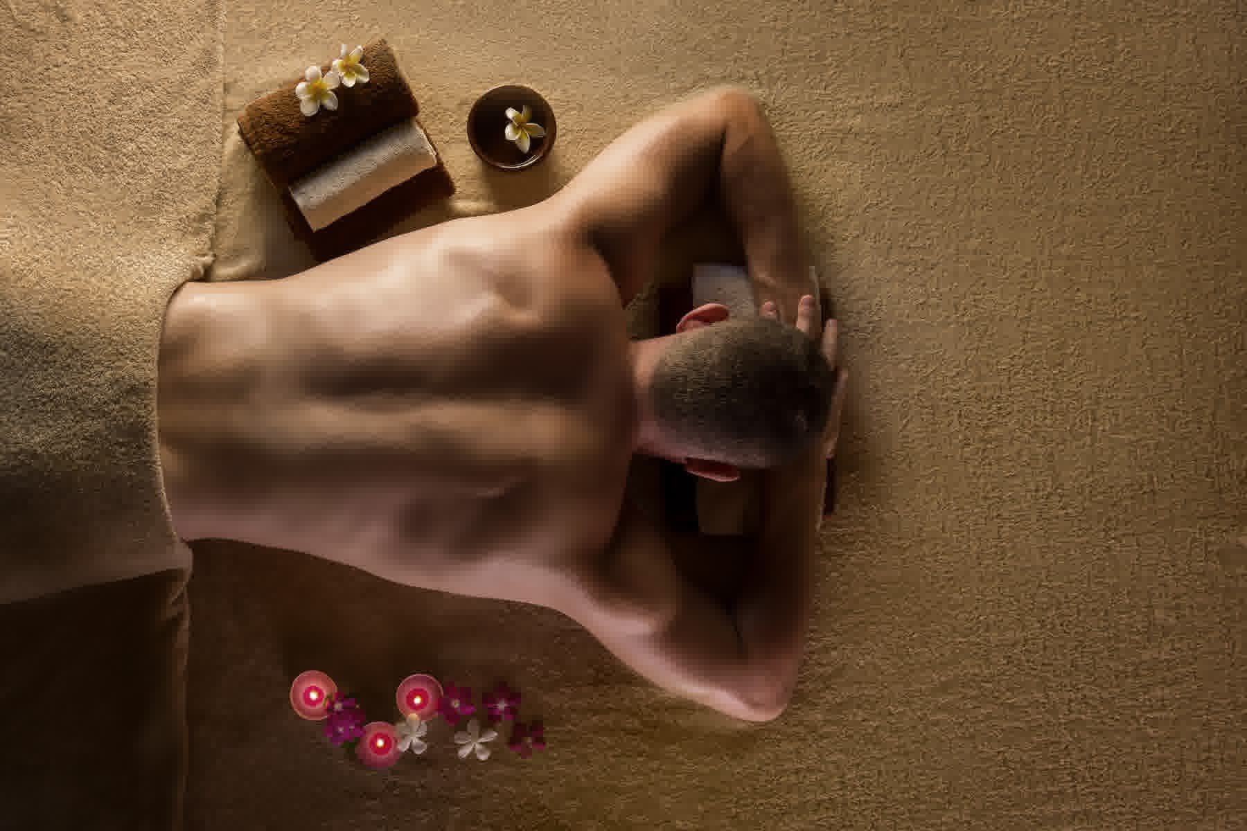 Relaxing spa massage therapy